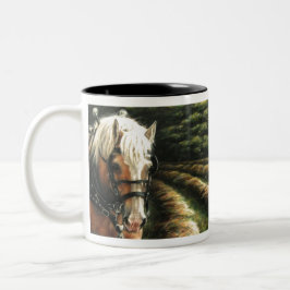 Taza Bicolor Caballo de tiro