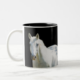 Taza Bicolor Caballo deportivo irlandés - Joya
