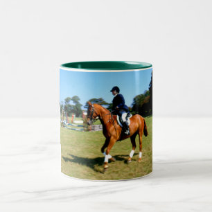 Taza Bicolor Caballo en Jersey