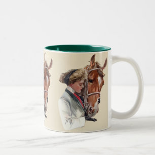Taza Bicolor Caballo favorito