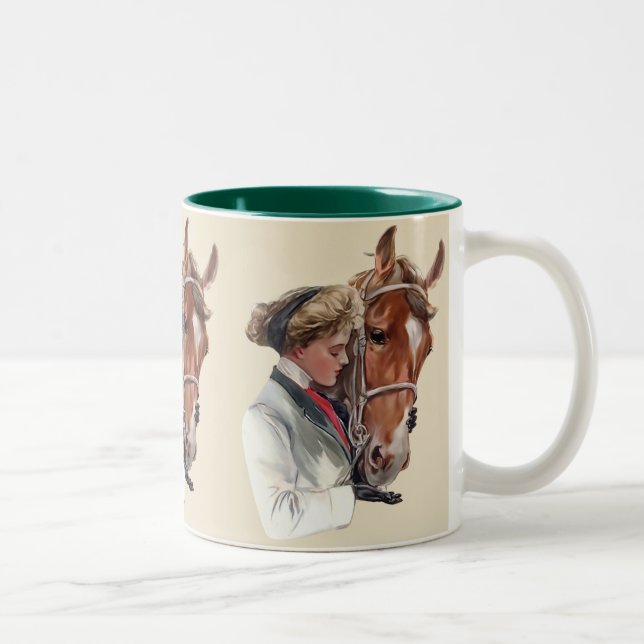 Taza Bicolor Caballo favorito (Derecha)