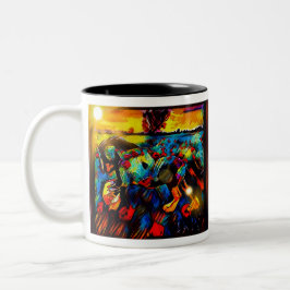 Taza Bicolor Caballo Freshtastic 01-01