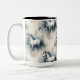 Taza Bicolor Caballos