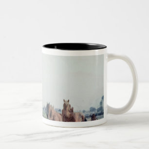 Taza Bicolor Caballos del arado
