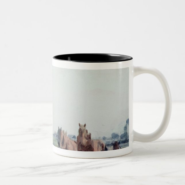 Taza Bicolor Caballos del arado (Derecha)