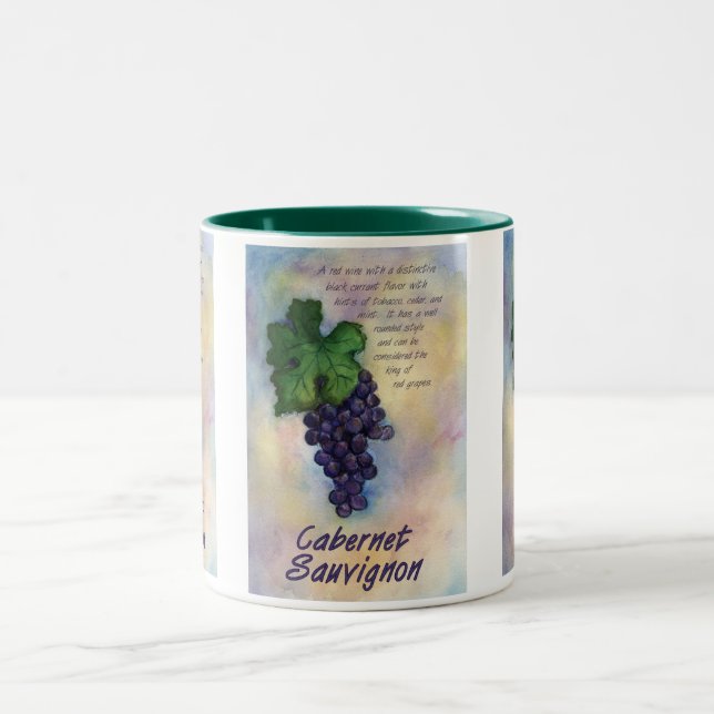 Taza Bicolor Cabernet Sauvignon Wine Mug (Centro)