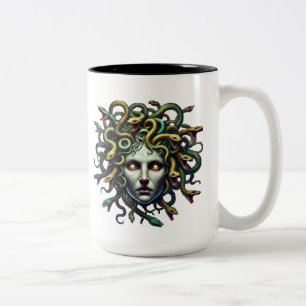 Taza Bicolor Cabeza de Madusa