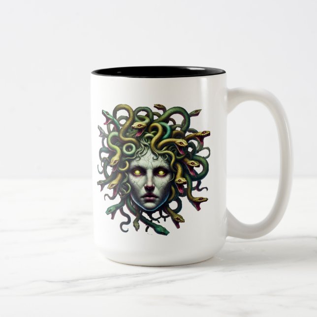 Taza Bicolor Cabeza de Madusa (Derecha)
