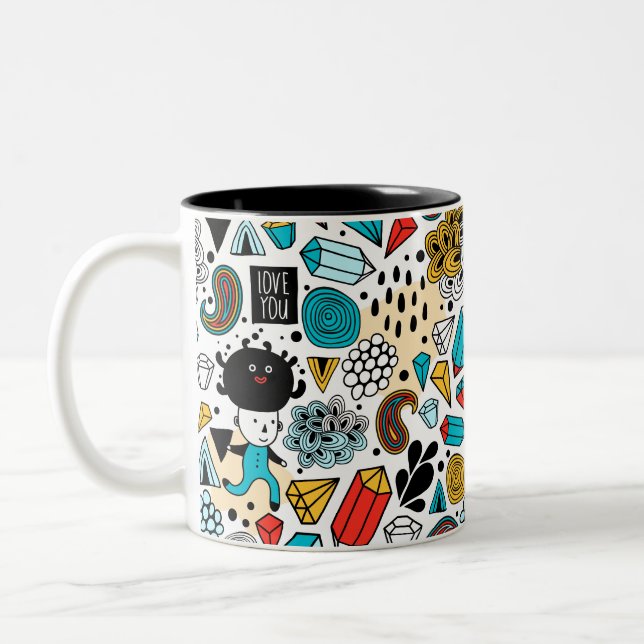 Taza Bicolor Cabeza loca (Izquierda)