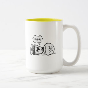 Taza Bicolor Cacahuetes Charlie Brown ha caído