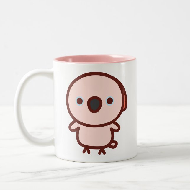 Taza Bicolor Cacatúa de las Molucas (Izquierda)
