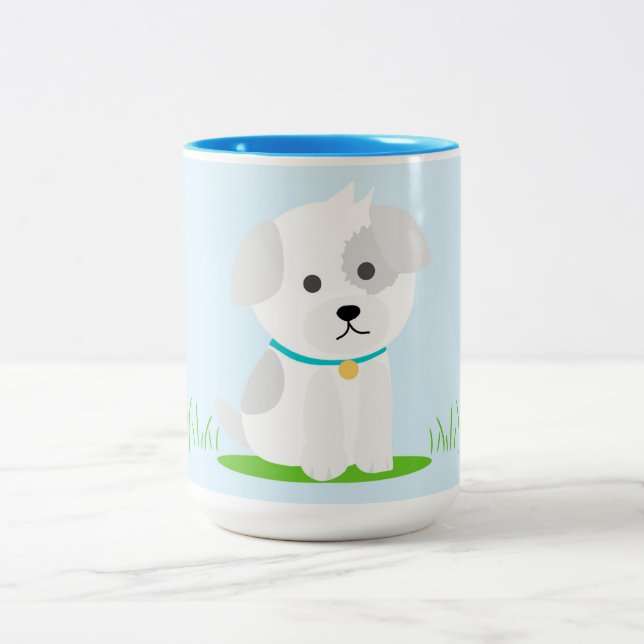 Taza Bicolor Cachorro (Centro)