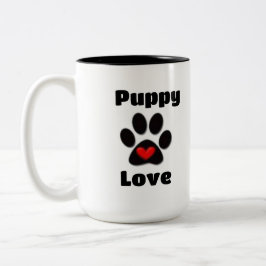 Taza Bicolor Cachorro de amor