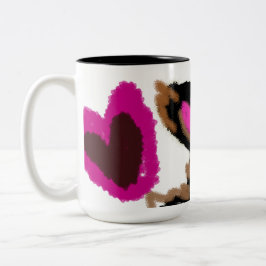 Taza Bicolor Cachorros Valentine