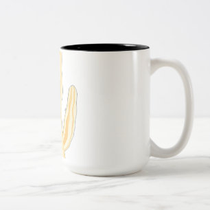 Taza Bicolor Cactus acuarela con resplandor estelar
