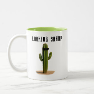 Taza Bicolor Cactus con gafas de sol Looking Sharp - ELGIS