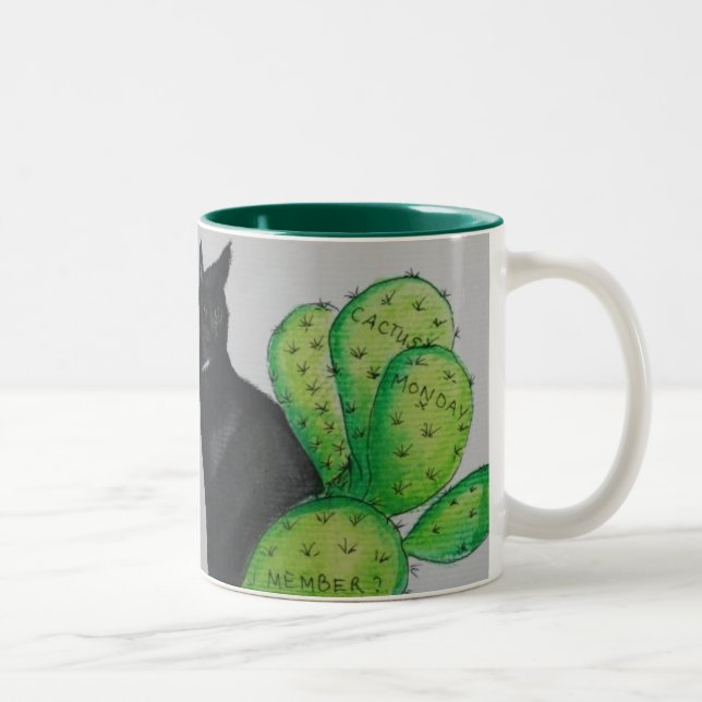 Taza Bicolor Cactus lunes (Derecha)