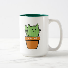 Taza Bicolor Cactus Mug grande de dos tonos - Calabaza