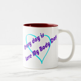 Taza Bicolor Cada día es el Día del Amor