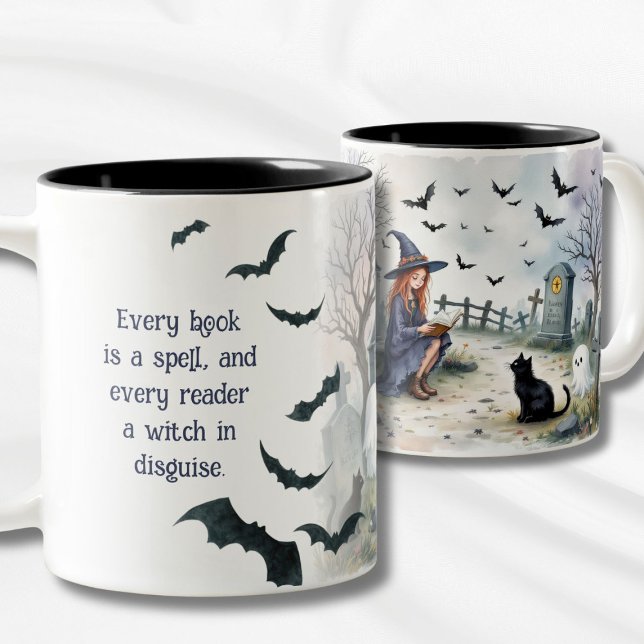 Taza Bicolor Cada libro es un hechizo (Subido por el creador)