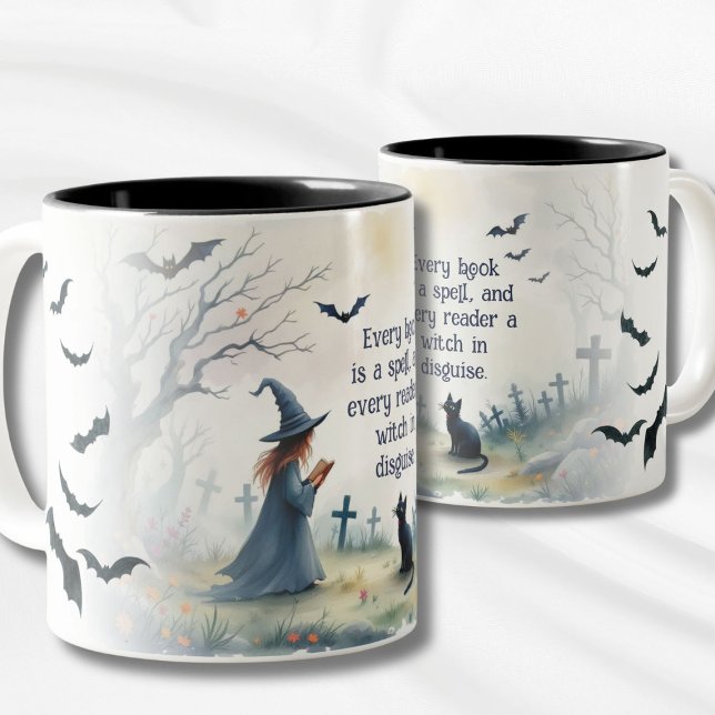 Taza Bicolor Cada libro es un spell Bats (Subido por el creador)
