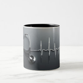 Taza Bicolor Cada sorbo mantiene el corazón latiendo
