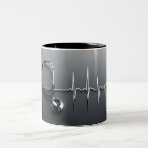 Taza Bicolor Cada sorbo mantiene el corazón latiendo