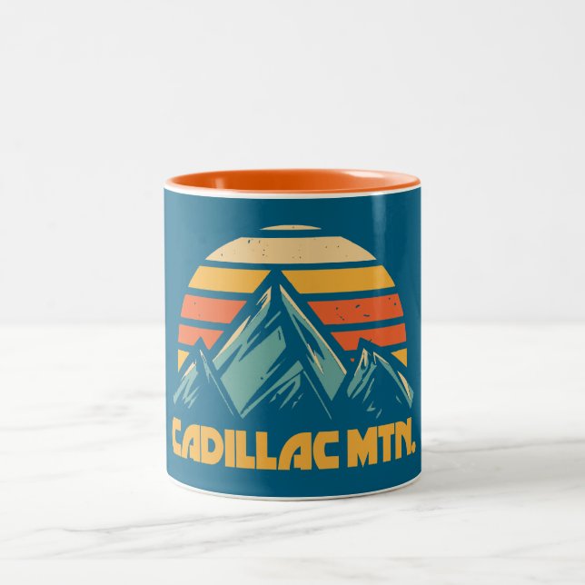 Taza Bicolor Cadillac Mountain Retro Turquoise (Centro)
