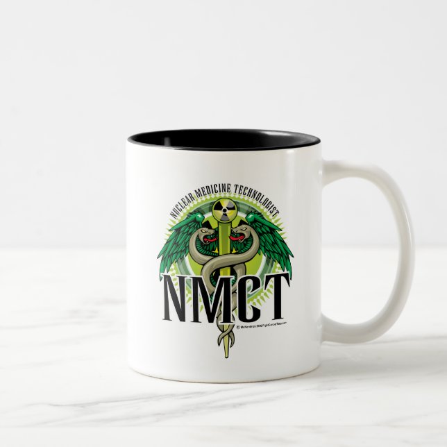 Taza Bicolor Caduceo de NMCT (Derecha)