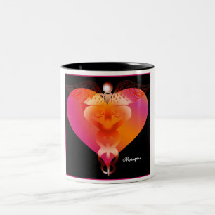 Taza Bicolor Caduceo para los curadores no tradicionales