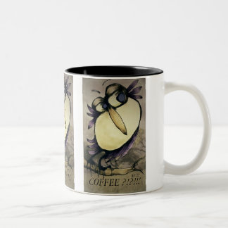 TAZA BICOLOR ¡"CAFÉ?!?!!! "