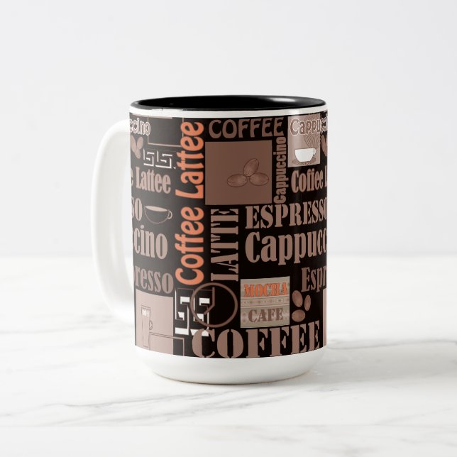 Taza Bicolor Café (Anverso izquierdo)