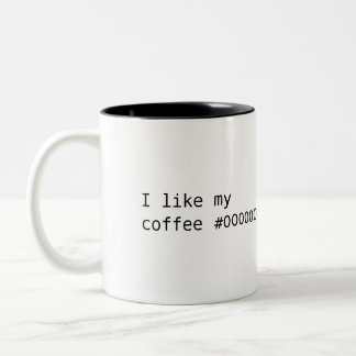 Taza Bicolor Café #000000