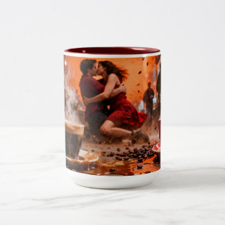 Taza Bicolor Café 7 Amor