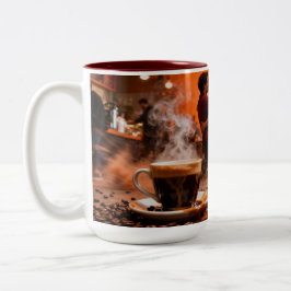 Taza Bicolor Café 7 Amor