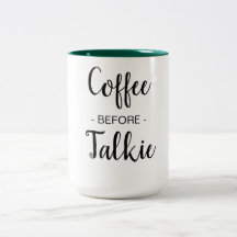Café antes de hablar