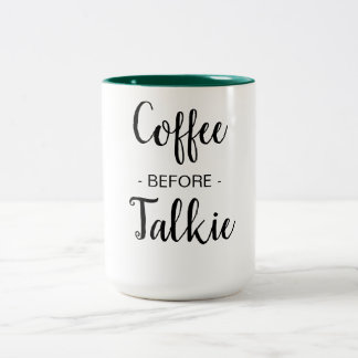Taza Bicolor Café antes de hablar