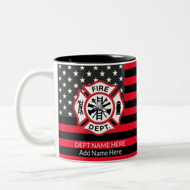 Taza Bicolor Café bombero, bombero (Izquierda)