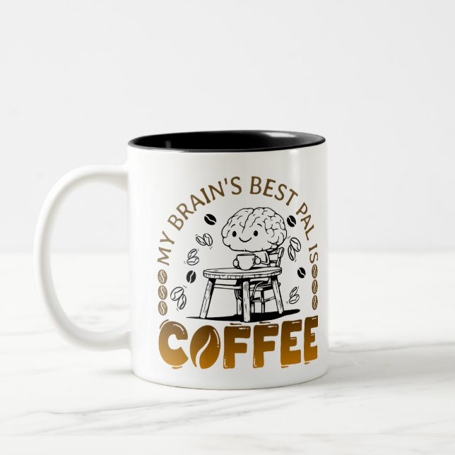 Taza Bicolor Café Brain Pal (Izquierda)