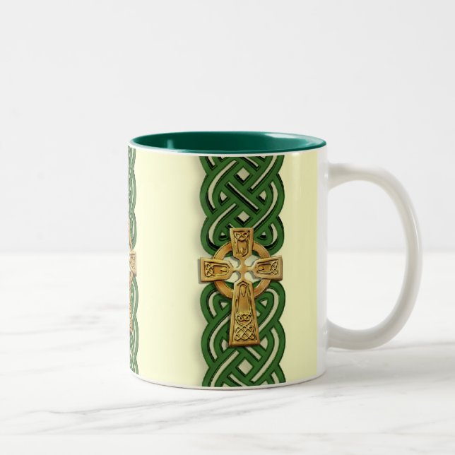 Taza Bicolor Café Celtic Cross Mug (Derecha)