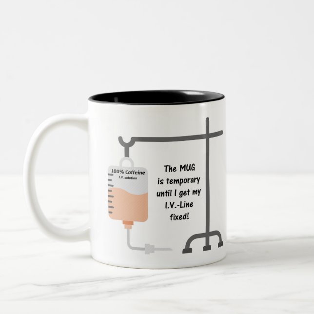 Taza Bicolor Café Chiste Mug-2 (Izquierda)