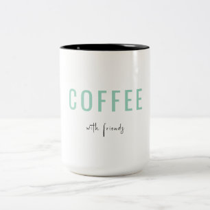Taza Bicolor Café con amigos