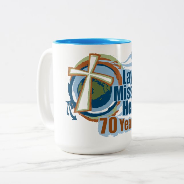 Taza Bicolor Café de 70 años LMH (Anverso izquierdo)