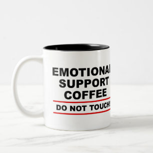 Taza Bicolor Café de apoyo emocional