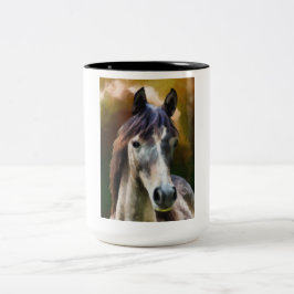 Taza Bicolor Café de caballos