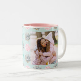 Taza Bicolor Café de Día de la Madre, Personalizable