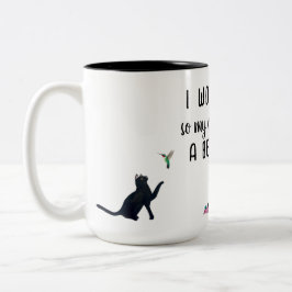 Taza Bicolor Café de dos tonos para gatos Mug