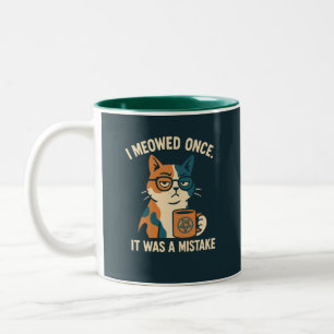 Taza Bicolor café de gato pagano