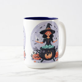 Taza Bicolor Café de Halloween
