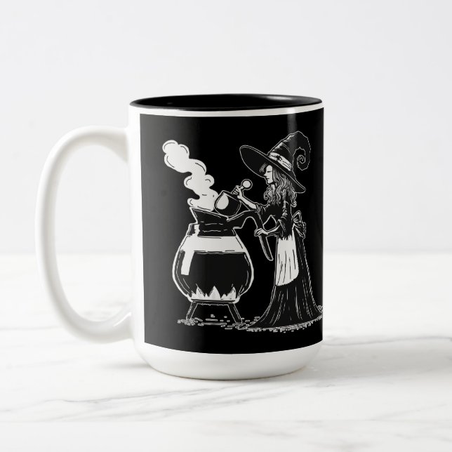 Taza Bicolor Café de Halloween (Izquierda)